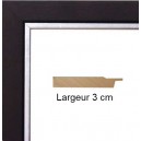   Hauteur en cm: 20 Largeur en cm: 30 Dos du Cadre: Bois Medium 3 mm Verre acrylique de  l\\\' Encadrement: Verre acrylique 1,2 