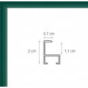   Hauteur en cm: 54.5 Largeur en cm: 44 Dos du Cadre: Bois Medium 3 mm Verre acrylique de  l\\\' Encadrement: Verre acrylique 1,
